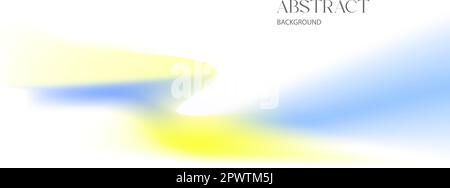 Modèle de fond abstrait design bleu clair et jaune dégradé de couleur sur blanc Illustration de Vecteur