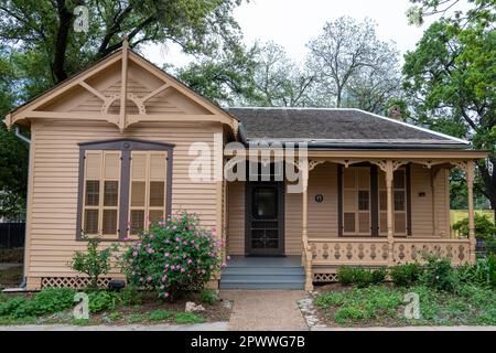 Maison de William Sidney porter, AKA O. Henry à Austin, Texas. Banque D'Images