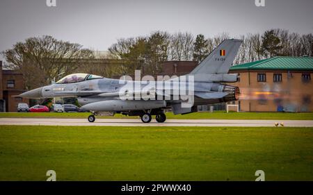 Mouvements rapides de jet pendant l'exercice Cobra Warrior 23-1 à la RAF Waddington Mars 2023. Photos de John Lambeth Banque D'Images