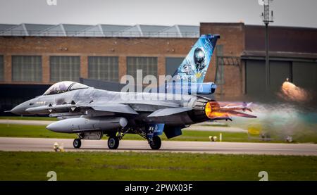 Mouvements rapides de jet pendant l'exercice Cobra Warrior 23-1 à la RAF Waddington Mars 2023. Photos de John Lambeth Banque D'Images