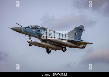 Mouvements rapides de jet pendant l'exercice Cobra Warrior 23-1 à la RAF Waddington Mars 2023. Photos de John Lambeth Banque D'Images