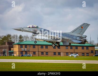 Mouvements rapides de jet pendant l'exercice Cobra Warrior 23-1 à la RAF Waddington Mars 2023. Photos de John Lambeth Banque D'Images