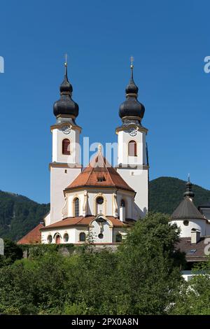 Eglise catholique 'Darstellung des Herrn', également 'maria Lichtmess' à Aschau im Chiemgau, Bavière, Allemagne Banque D'Images