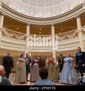 Orlando, FL USA- 2 octobre 2019: The Voices of Liberty at the American Adventure in the World Showcase à EPCOT dans Walt Disney World à Orlando, Flor Banque D'Images
