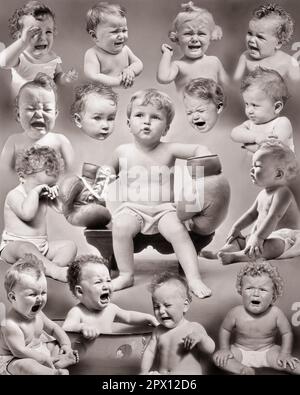 1930S MONTAGE DE BÉBÉS EN PLEURS HUMORISTIQUES AVEC PHOTO CENTRALE DE BÉBÉ PORTANT DE GRANDS GANTS DE BOXE - M3414 HAR001 HARS PEUR INTIMIDER LE CENTRE DE MONTAGE BÉBÉ INQUIÉTUDE FORTE STYLE DE VIE FEMMES STUDIO SHOT MOODY LARMES PLEINE LONGUEUR PERSONNES PLEURER HOMMES TROUBLÉ B&W CONCERNÉ TRISTESSE SIGNIFIE PLEUREUR TÊTE ET ÉPAULES DE CHASSE COMPOSITE BAWLING SENTIMENT HUMEUR SOBING CONCEPTUEL GLUM INTIMIDÉ GARS DUR TYRANT BÉBÉ GARÇON INTIMIDER L'ÉMOTION ÉMOTIONS ÉMOTIONNELLES JUVÉNILES MISÉRABLE BÉBÉ FILLE NOIR ET BLANC CAUCASIEN ETHNICITÉ HAR001 VIEUX MODE Banque D'Images