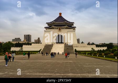 Le National Chiang Kai-shek Memorial Hall, Liberty Square, Taipei, Taïwan Banque D'Images