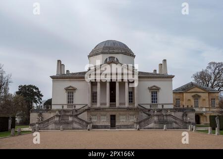 Chiswick House, un néo-magnifique villa palladienne à Chiswick Park, à l'ouest de Londres, Royaume-Uni. Banque D'Images