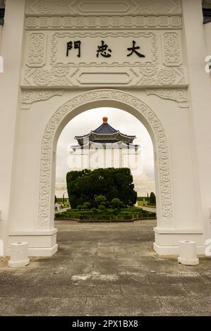 La Chiang Kai-shek Memorial Hall, Taipei, Taiwan Banque D'Images