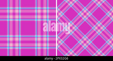 Motif texturé tartan. Vérification du vecteur de tissu. Tissu sans couture en tissu écossais de fond dans l'ensemble. Illustration de Vecteur