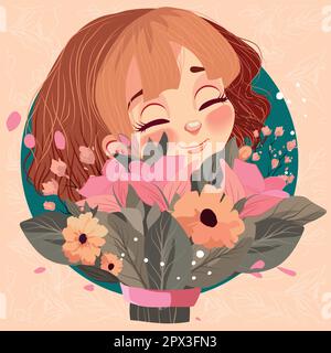 Constructeur de dessin à la main floral. Éléments floraux pour votre style. Châssis, séparateurs. Illustration vectorielle. Illustration vectorielle Illustration de Vecteur