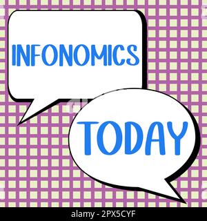 Affiche affichant des informations, image visuelle d'une idée d'entreprise utilisée pour représenter des informations ou des données Banque D'Images