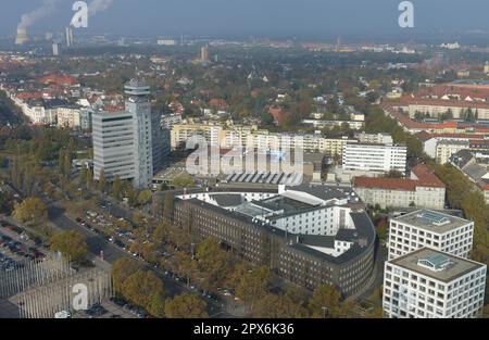 Rundfunk Berlin Brandenburg, RBB, Masurenallee, Charlottenburg, Berlin, Allemagne Banque D'Images