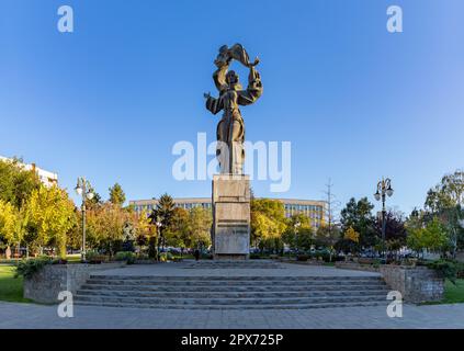 Une photo du Monument de l'indépendance à Iasi. Banque D'Images