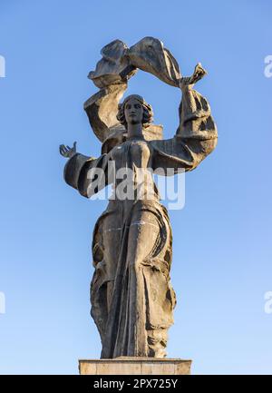 Une photo du Monument de l'indépendance à Iasi. Banque D'Images