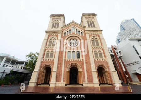 Cathédrale de l'Assomption à Bangkok, Thaïlande. Banque D'Images