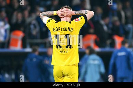 Bundesliga, Vonovia Ruhrstadion Bochum: VFL Bochum vs Borussia Dortmund; Marco Reus (BVB) Banque D'Images