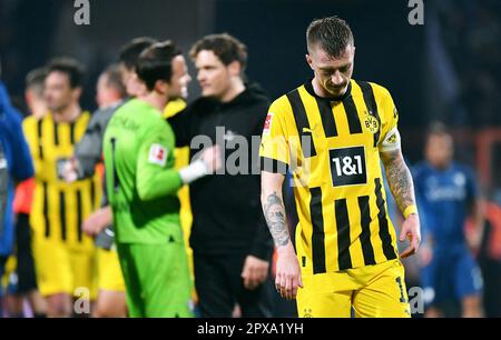 Bundesliga, Vonovia Ruhrstadion Bochum: VFL Bochum vs Borussia Dortmund; Marco Reus (BVB) Banque D'Images