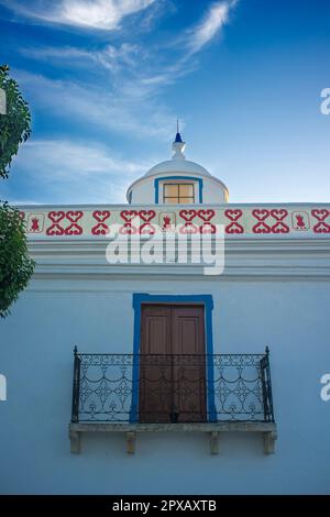 Ermitage de Sao Joaozinho, Campo Maior, Portugal. Alentejo architecture typique, sud du Portugal Banque D'Images