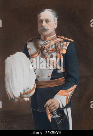 Général Douglas Haig. Le maréchal Douglas Haig, 1st Earl Haig (1861 – 1928) était un officier supérieur de l'Armée britannique. Pendant la première Guerre mondiale, il commanda la British Expeditionary Force (BEF) sur le front occidental de fin 1915 jusqu'à la fin de la guerre. Il était commandant pendant la bataille de la somme, la bataille d'Arras, la troisième bataille d'Ypres, l'offensive du Printemps allemand et l'offensive des cent jours. Banque D'Images