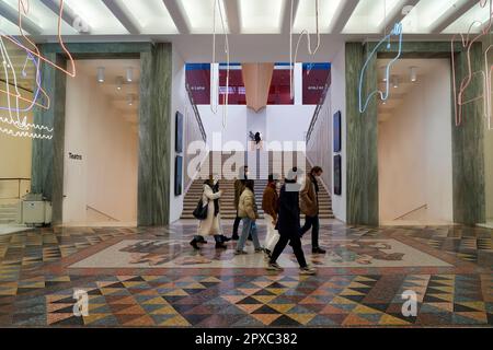 Palazzo della triennale, le design et l'architecture, musée du Parco Sempione Park, Milan, Lombardie, Italie, Europe Banque D'Images