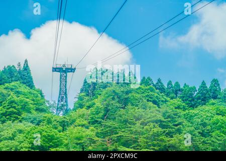 Paysage de Rokko Horse Roopeway. Lieu de tournage : Kobe City, Hyogo Pref Banque D'Images