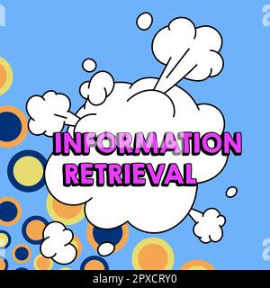 Panneau de rédaction manuelle récupération des informations, vue d'ensemble de l'entreprise Un endroit où les données sont stockées et peuvent être trouvées Banque D'Images