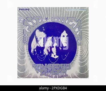 Blue Cheer - Vincebus Eruptum [1968] - Vintage Vinyl Record Sleeve Banque D'Images
