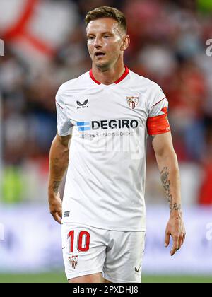 Ivan Rakitique du FC Séville pendant le match de la Ligue entre le FC Séville et le FC Gérone joué au stade Sanchez Pizjuan sur 01 mai 2023 à Séville, Espagne.(photo d'Antonio Pozo / PRESSIN) Banque D'Images