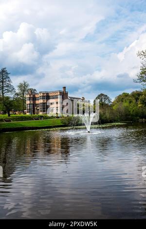 Astley Hall est une maison de campagne à Chorley et est un bâtiment classé de classe 1. Banque D'Images