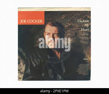 Cocker Joe - 1987 01 B - Vintage 45 R.P.M Music Vinyl Record Banque D'Images