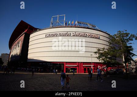 Séville, Espagne. 01st mai 2023. L'Estadio Ramon Sanchez Pizjuan vu avant le match LaLiga Santander entre Sevilla FC et Gérone à Séville. (Crédit photo : Gonzales photo/Alamy Live News Banque D'Images