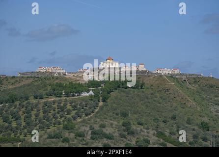 Elvas, Portugal - 30 mars 2023 : le fort de Nossa Senhora da Graca, officiellement fort de Conde de Lippe et connu historiquement sous le nom de la Lippe, est un fort dans le Banque D'Images