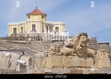 Elvas, Portugal - 30 mars 2023 : le fort de Nossa Senhora da Graca, officiellement fort de Conde de Lippe et connu historiquement sous le nom de la Lippe, est un fort dans le Banque D'Images