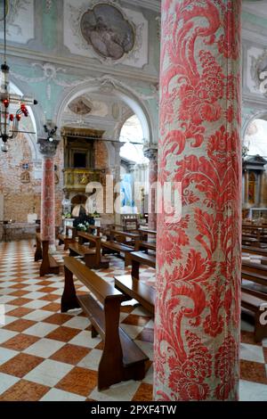 L'église de Sant'Eufemia a été construite au 9th siècle dans le style vénitien-byzantin, l'île de Giudecca, Venise, Vénétie, Italie, Europe Banque D'Images