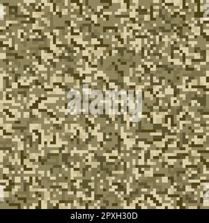Motif de camouflage numérique des pixels. Texture militaire. Décoration de masquage abstraite armée ou chasse. Illustration vectorielle. SPE 10. Illustration de Vecteur