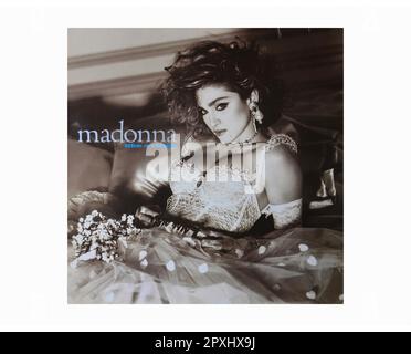 Madonna - Like A Virgin - Vintage L.P Music Vinyl Record Banque D'Images