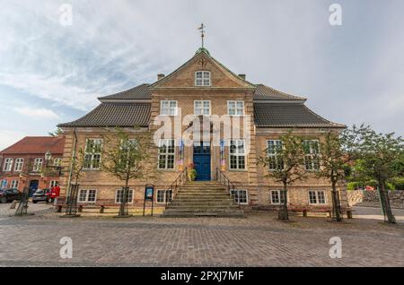 Le musée Skovgaard un musée d'art dans l'ancienne mairie de 1728 par Claus Stallknecht dans le style baroque. Viborg, Danemark. Banque D'Images