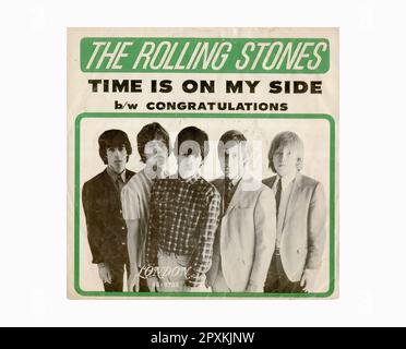 Rolling Stones - 1964 09 A - Vintage 45 R.P.M Music Vinyl Record Banque D'Images