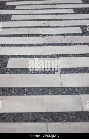 Chemin de pierres plaquées dans le jardin de la maison, photo de stock Banque D'Images