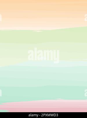 Art abstrait aquarelle coloré Design moderne et peinture numérique contemporaine, pour l'art mural, la décoration murale, l'impression, l'affiche, cadre, toile et décoration intérieure Banque D'Images