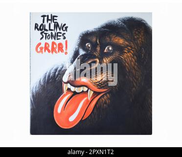 Les Rolling Stones - Grrr! - Vintage L.P Music Vinyl Record Banque D'Images