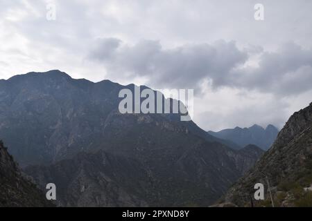 La Huasteca Mountains, Santa Catarina, Mexique Banque D'Images