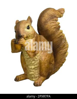 Écureuil tenant Acorn Illustration de Vecteur