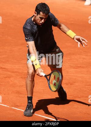 Madrid, Espagne. 02nd mai 2023. Jaume Munar d'Espagne pendant le Mutua Madrid Open 2023, ATP Masters 1000 tournoi de tennis sur 2 mai 2023 à Caja Magica à Madrid, Espagne. Photo de Laurent Lairys/ABACAPRESS.COM crédit: Abaca Press/Alay Live News Banque D'Images
