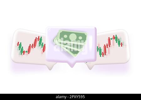 Diagramme de croissance graphique financier. Chandelier avec flèche vers le haut Bourse de négociation ou forex 3 Illustration de Vecteur