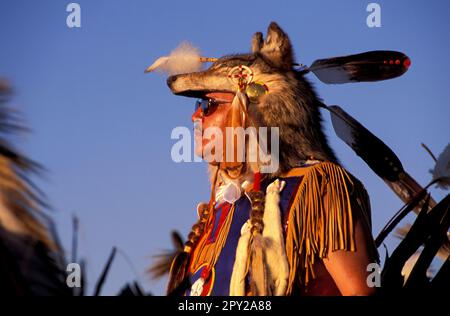 États-Unis, Montana, réserve indienne de Blackfeet, Pow Wow Banque D'Images