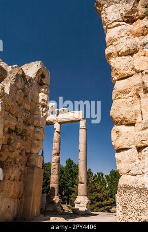 Baalbek, vallée de la Bekaa, Baalbek, gouvernorat de Baalbek-Hermel, Liban, moyen-Orient, Asie Banque D'Images