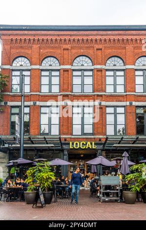 Local public Eatery à Gastown à Vancouver Colombie-Britannique Canada. 3, rue Alexander Banque D'Images