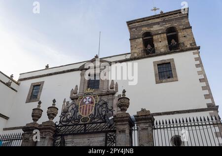 Vue extérieure du Templo de Nuestra Senora de la Merced au Mexique Banque D'Images