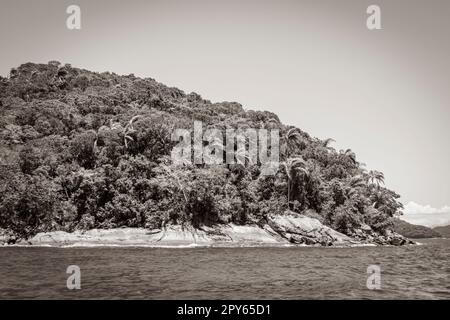 La grande île tropicale Ilha Grande, Angra dos Reis Brésil. Banque D'Images